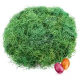 COM-FOUR com-four® 480g Ostergras in grün für Osternester - Osterdeko zum Basteln - Holzwolle für Osterkörbe (Set5 - Ostergras grün - 480g)