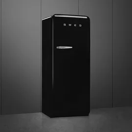 Smeg FAB28RBL5 Retro-Kühlschrank (270 l, 1530 mm hoch, Schwarz)