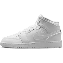 Jordan 1 Mid Teens White/White/White 40