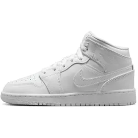 Jordan 1 Mid Teens White/White/White 40