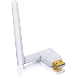 CSL - WLAN-Dongle, WLAN Stick, 300 Mbit/s, mit abnehmbarer Antenne, USB 2.0 Stick