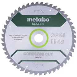 Metabo Sägeblatt cordless cut wood - classic WZ 5° - Blister 48 - 628691000