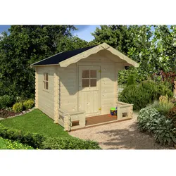 PALMAKO Spielhaus BxHxT: 222 x 193 x 260 cm, natur - braun