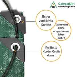 CoverUp! Abdeckplane 2 x 3 m Grün