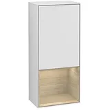 Villeroy & Boch Villeroy und Boch Finion Seitenschrank F550PCMT 41,8x93,6x27cm, rechts, Regal unten Oak Veneer, White matt lacquer