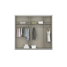 Sconto Schwebetürenschrank Quadra ¦ schwarz ¦ Maße (cm): B: 226 H: 210 T: 62.0