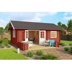 LASITA MAJA Gartenhaus Zubehör »Caroline«, Zubehör für: Gartenhaus Caroline, rot