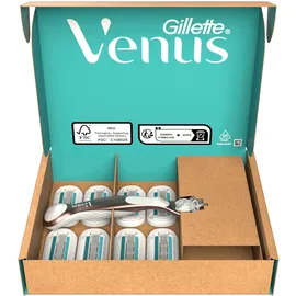 Gillette Venus Deluxe Smooth Sensitive Handstück + Rasierklingen 9 St.