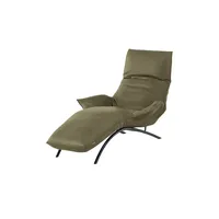 KOINOR Relaxliege Joleen Leder 78 x 107 x 152 cm Grün elektrisch