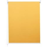 MCW Rollo MCW-D52, Fensterrollo Seitenzugrollo Jalousie, Sonnenschutz Verdunkelung blickdicht 100x230cm ~ gelb