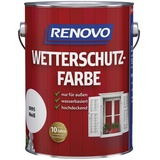 RENOVO Wetterschutzfarbe seidenglänzend, weiss RAL 0095