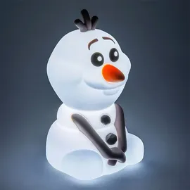Paladone Squishy Glo Silikon-Leuchte Olaf 15 cm 0,5 W Multicolor