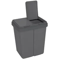 Ribelli Duo-Abfalleimer 25 l Anthrazit