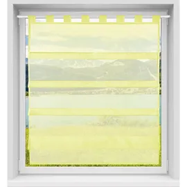 BestLivings Sky Gardine Raffoptik Schlaufe 90 x 110 cm gelb