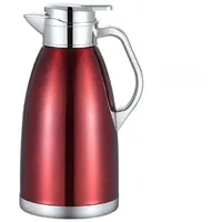 Rungassi Thermoskanne Isolierkanne Kaffeekanne 2,3 Liter FLSK2,3 (Rot)