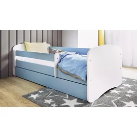 WFL GROUP Jugendbett Emily 70 x 140 cm Kiefer blau