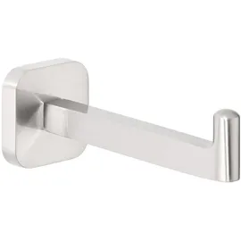 Tesa ESTEETIC Ersatzrollenhalter für Toilettenpapier, verchromt - zur Wandbefestigung ohne Bohren, inkl. Klebelösung - 50mm x x 128mm