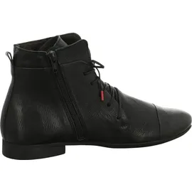 THINK! Damen Guad chromfrei gegerbte Leder gefütterte Stiefelette schwarz 42,5