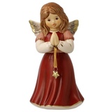 Goebel Engelfigur »Himmelsboten, Weihnachtsdeko rot«, Steingut, Himmlischer Stern