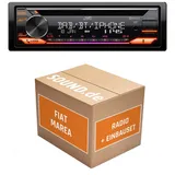 JUST SOUND best choice for caraudio Autoradio JVC KD-DB922BT für Fiat Marea | Bluetooth Telefonieren Audiostreaming
