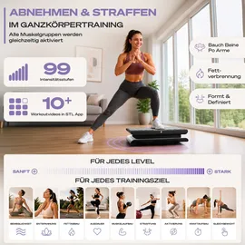Sportstech sVibe Lite Vibrationsplatte Schwarz
