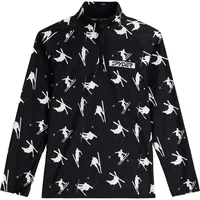Spyder Ski Day Fleece Mit Halbem Reißverschluss - Black