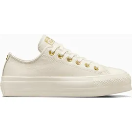 Converse Chuck Taylor All Star Lift Damen Weite M Gold/Weiß 39