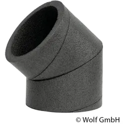 Wolf ISO-Rohrsystem Bogen 45 Grad DN 180