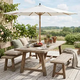 Sekey Sonnenschirm Ø 300 cm Creme