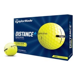 Taylor Made Distance+ Golfball gelb 12er