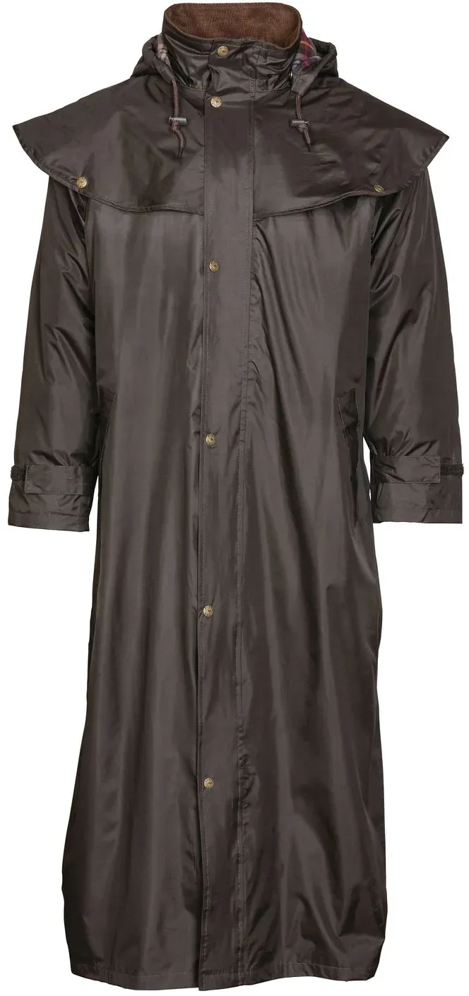 SCIPPIS Regenmantel Stockman Coat braun XL