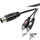 SpeaKa Professional Audiokabel DIN-Anschluss / Cinch 1,5m (SP-7870640)