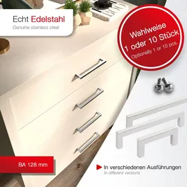 SOTech Möbelgriff E8 128 mm 1 cm x 13,8 cm x 3,2 cm