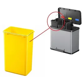 HAILO Einbaumülleimer 9 l Gelb