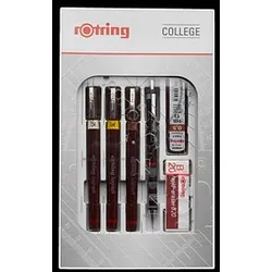 rotring Isograph College-Set Tuschefüller-Set schwarz, 1 Set