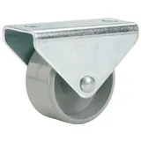 Dörner + Helmer Möbel-Bockrolle 15x14mm Kunststoff-Rad grau