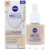 BEIERSDORF Hyaluron Serum Foundation 02 mittel 30 ml