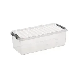 SUNWARE Q-Line Aufbewahrungsbox 48,5 x 19 x 14,7 cm 15-tlg. transparent