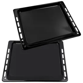 vioks, whirlpool Backblech Set 2 Stk wie Whirlpool 481010539879 481010683241 emailliert für Backofen