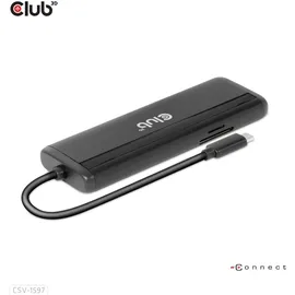 Club 3D USB Gen 1 Typ-C 8-in-1 MST Dual 4K 60Hz Display Travel Dock
