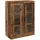 vidaXL Wandmontierte Schränke 2 pcs Altholz 69,5 x 34 x 90 cm