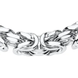 Unique Königskettenglieder-Armband silberfarben KA0070-F Größe 19 cm