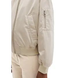 Marc O'Polo Outdoorjacke MARC O'POLO "aus recyceltem Shiny-Polyester-Twill", Damen, Gr. 44, beige (linen beige), Obermaterial: 100% Polyester, unifarben, regular fit, Rippbündchen, Jacken Outdoorjacke