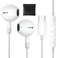 iPhone Kopfhörer mit Kabel, USB C Kopfhörer mit Kabel In Ear Typ C Ohrhörer für iPhone 17 Air/17 Pro Max/16e/15 mit Mikrofon und Lautstärkeregler, Kopfhörers USB C for Samsung Galaxy S25 S24 Ultra