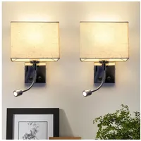 ZMH Wandleuchte Innen Wandlampe Schlafzimmer -2ER Wandstrahler LED Leselampe