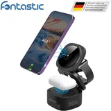 Fontastic 5 in 1 Induktive Ladestation „Qumag“ schwarz