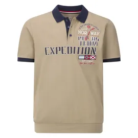 Jan Vanderstorm Poloshirt ERLING beige 5XL