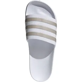 adidas Adilette Aqua Cloud White / Platinum Metallic / Cloud White 47