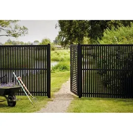 Plus Zaun Sendai 180 x 140 cm schwarz