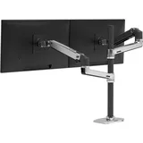 Ergotron Monitor Halterung LX Dual Arm 40" Silber